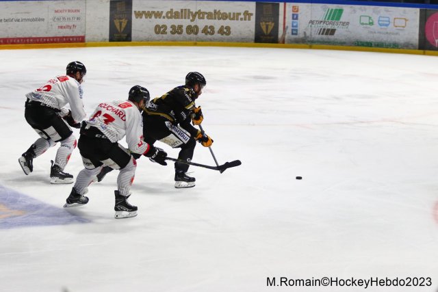 Photo hockey match Rouen - Amiens  le 28/02/2023
