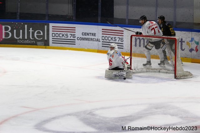 Photo hockey match Rouen - Amiens  le 28/02/2023
