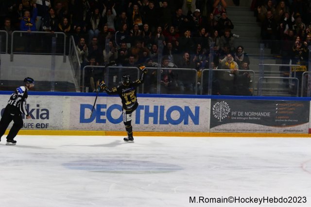 Photo hockey match Rouen - Amiens  le 28/02/2023