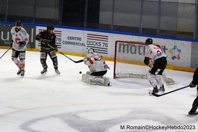 Photo hockey match Rouen - Amiens  le 28/02/2023