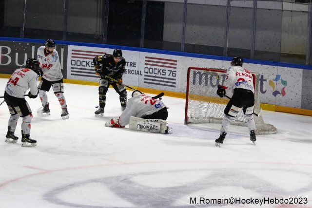 Photo hockey match Rouen - Amiens  le 28/02/2023