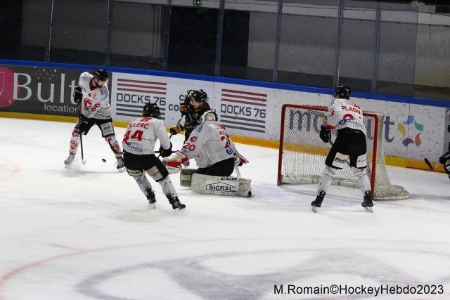 Photo hockey match Rouen - Amiens  le 28/02/2023