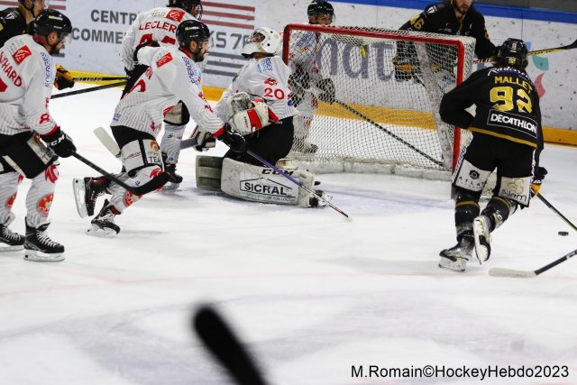 Photo hockey match Rouen - Amiens  le 28/02/2023