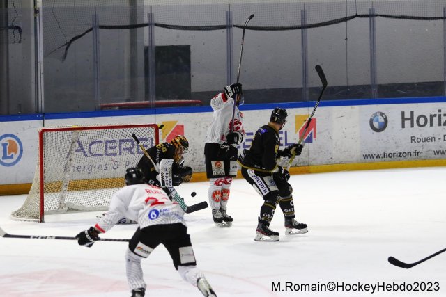 Photo hockey match Rouen - Amiens  le 28/02/2023