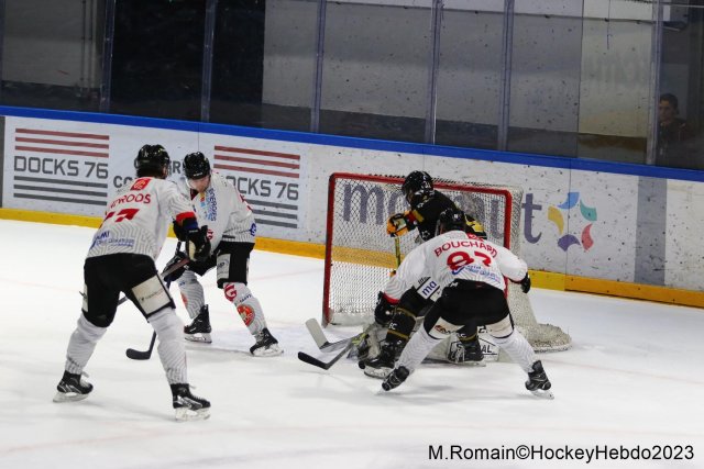 Photo hockey match Rouen - Amiens  le 28/02/2023