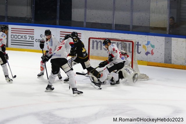 Photo hockey match Rouen - Amiens  le 28/02/2023