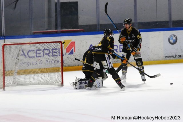 Photo hockey match Rouen - Amiens  le 28/02/2023