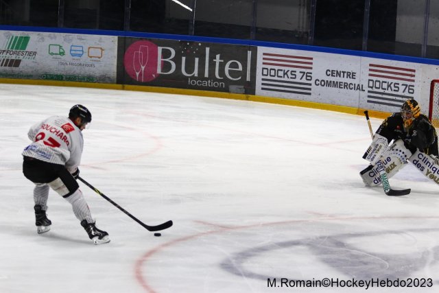 Photo hockey match Rouen - Amiens  le 28/02/2023