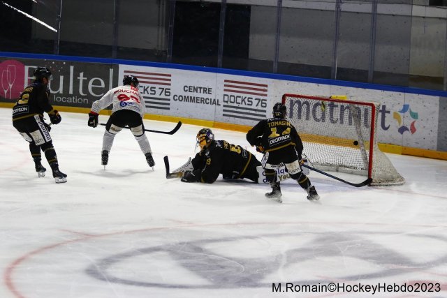 Photo hockey match Rouen - Amiens  le 28/02/2023