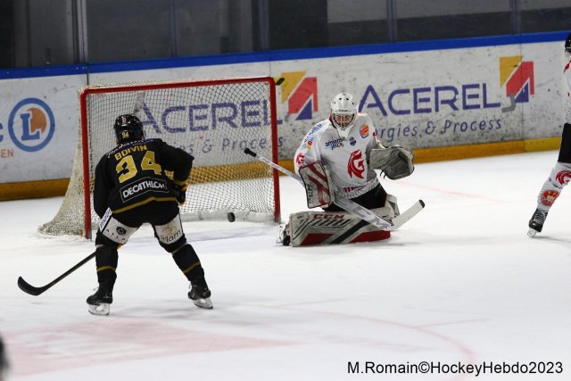 Photo hockey match Rouen - Amiens  le 28/02/2023