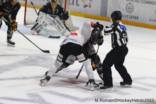 Photo hockey match Rouen - Amiens  le 07/03/2023