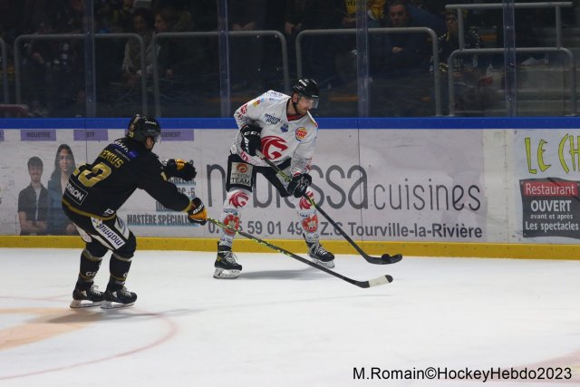 Photo hockey match Rouen - Amiens  le 07/03/2023
