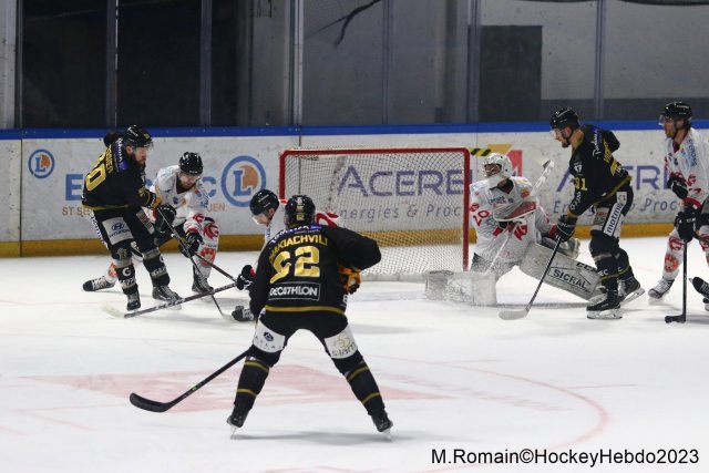 Photo hockey match Rouen - Amiens  le 07/03/2023