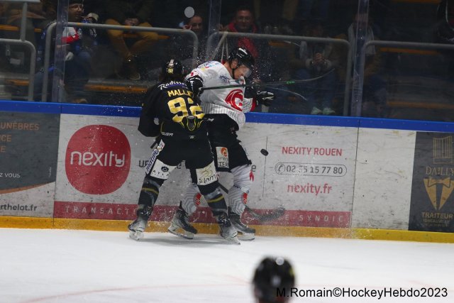 Photo hockey match Rouen - Amiens  le 07/03/2023
