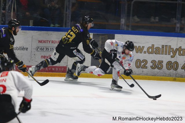 Photo hockey match Rouen - Amiens  le 07/03/2023