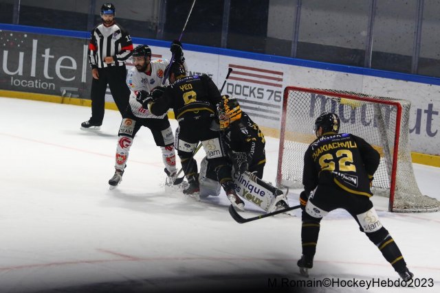 Photo hockey match Rouen - Amiens  le 07/03/2023