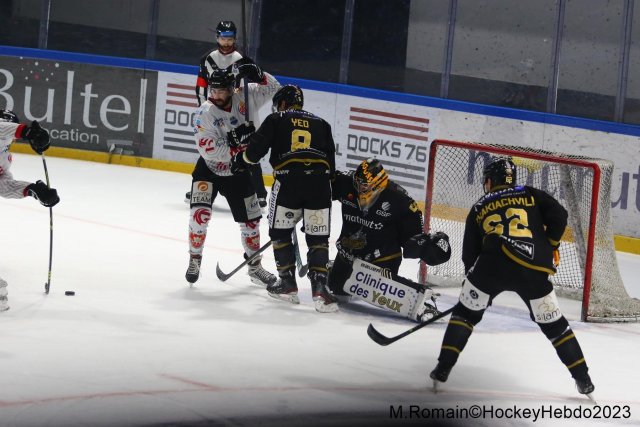 Photo hockey match Rouen - Amiens  le 07/03/2023