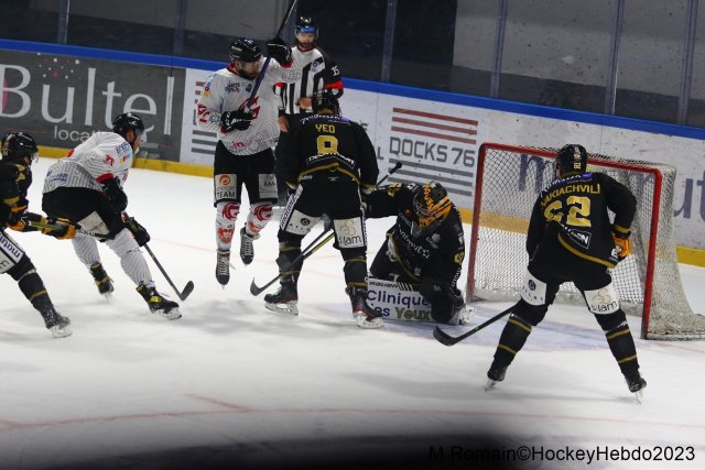Photo hockey match Rouen - Amiens  le 07/03/2023