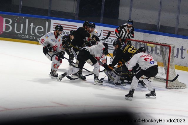 Photo hockey match Rouen - Amiens  le 07/03/2023