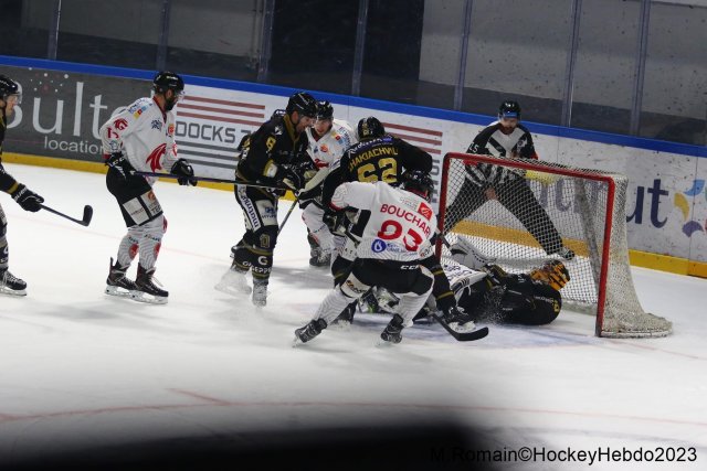 Photo hockey match Rouen - Amiens  le 07/03/2023