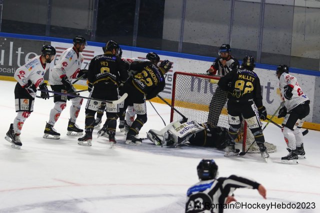 Photo hockey match Rouen - Amiens  le 07/03/2023