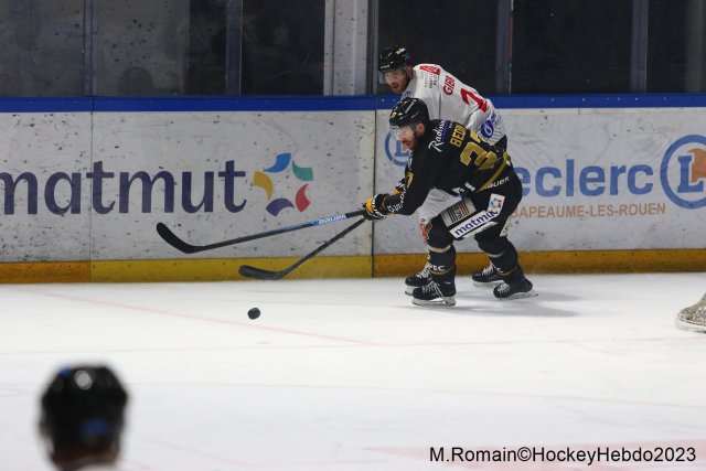 Photo hockey match Rouen - Amiens  le 07/03/2023
