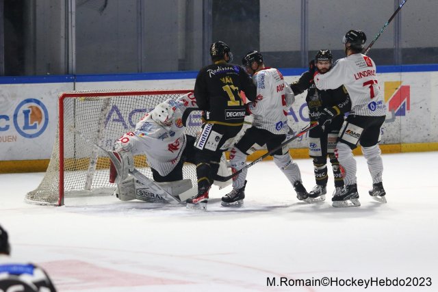Photo hockey match Rouen - Amiens  le 07/03/2023