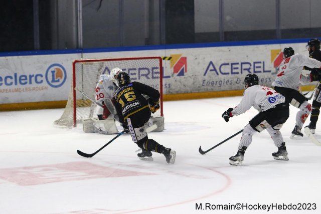 Photo hockey match Rouen - Amiens  le 07/03/2023