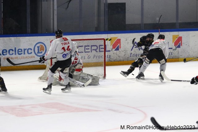 Photo hockey match Rouen - Amiens  le 07/03/2023