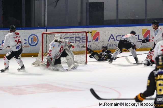 Photo hockey match Rouen - Amiens  le 07/03/2023