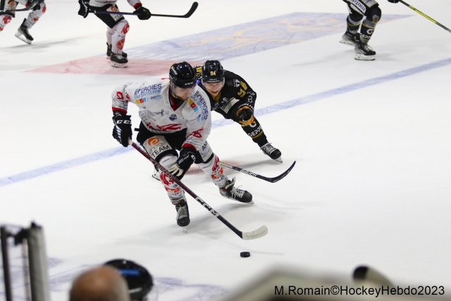 Photo hockey match Rouen - Amiens  le 07/03/2023