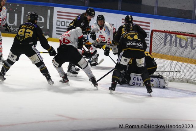 Photo hockey match Rouen - Amiens  le 07/03/2023