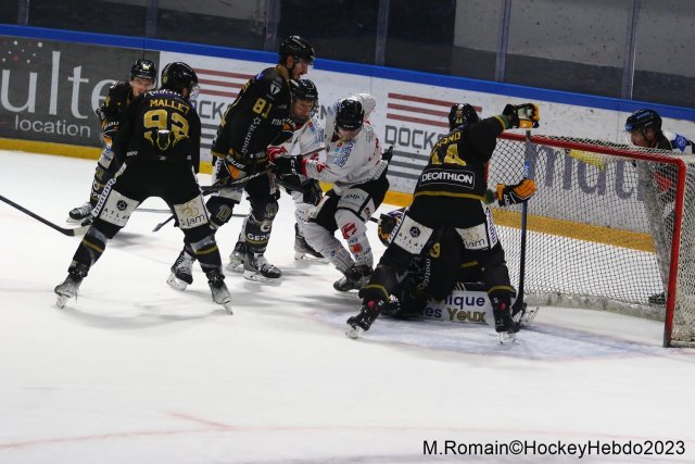 Photo hockey match Rouen - Amiens  le 07/03/2023