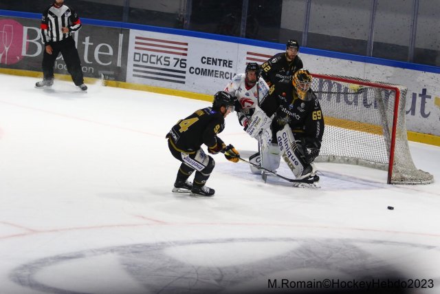 Photo hockey match Rouen - Amiens  le 07/03/2023