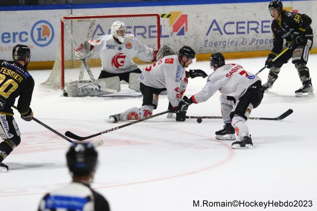 Photo hockey match Rouen - Amiens  le 07/03/2023
