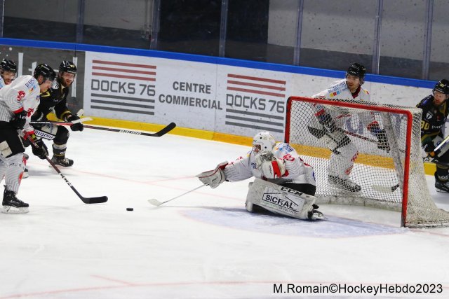 Photo hockey match Rouen - Amiens  le 07/03/2023