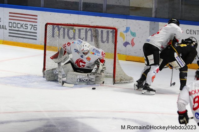 Photo hockey match Rouen - Amiens  le 07/03/2023