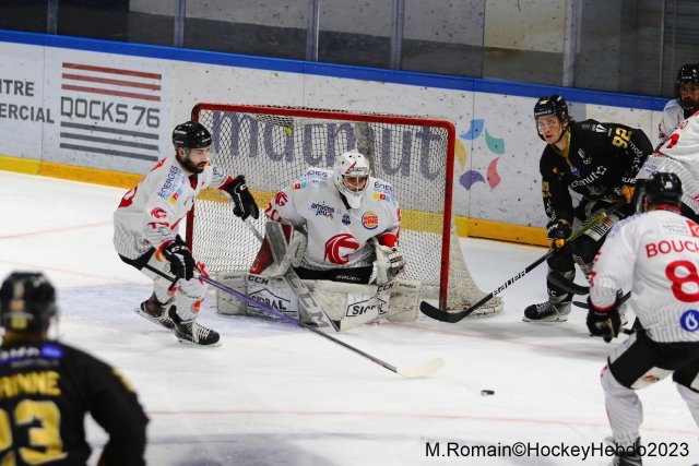 Photo hockey match Rouen - Amiens  le 07/03/2023