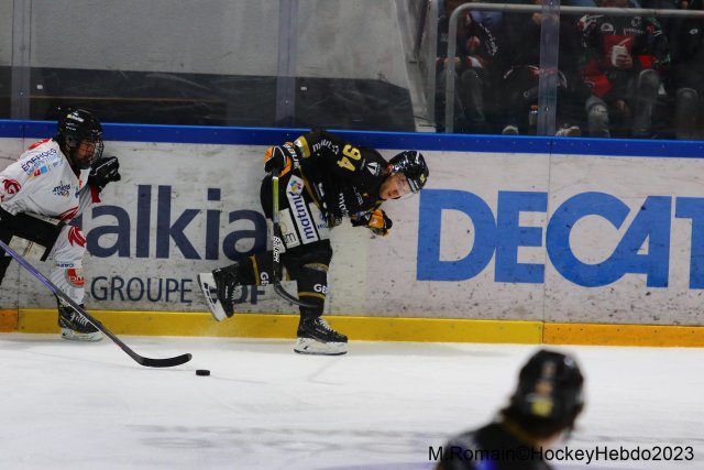 Photo hockey match Rouen - Amiens  le 07/03/2023