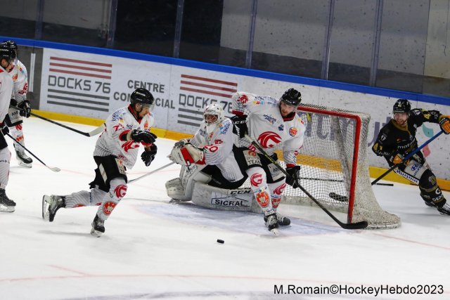 Photo hockey match Rouen - Amiens  le 07/03/2023