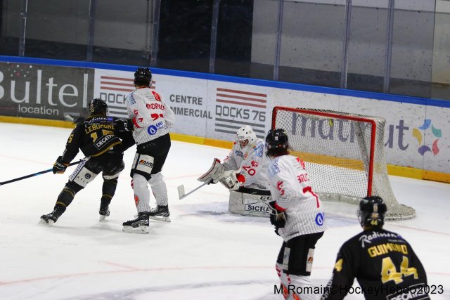 Photo hockey match Rouen - Amiens  le 07/03/2023