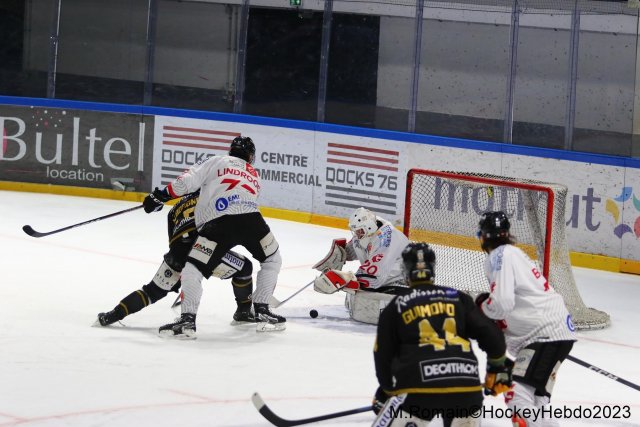 Photo hockey match Rouen - Amiens  le 07/03/2023