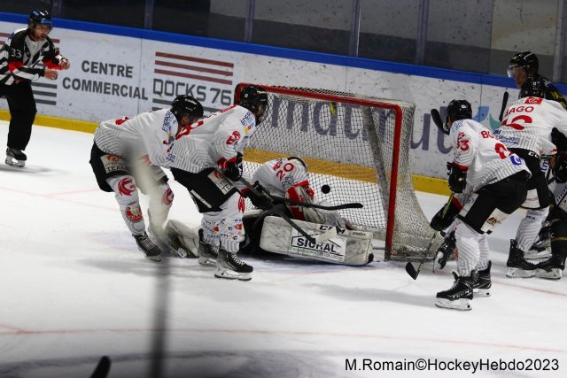Photo hockey match Rouen - Amiens  le 07/03/2023