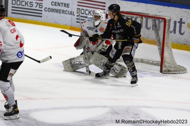 Photo hockey match Rouen - Amiens  le 07/03/2023
