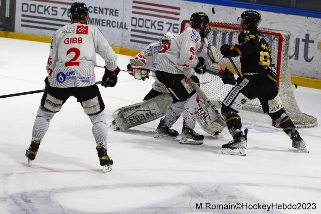Photo hockey match Rouen - Amiens  le 07/03/2023