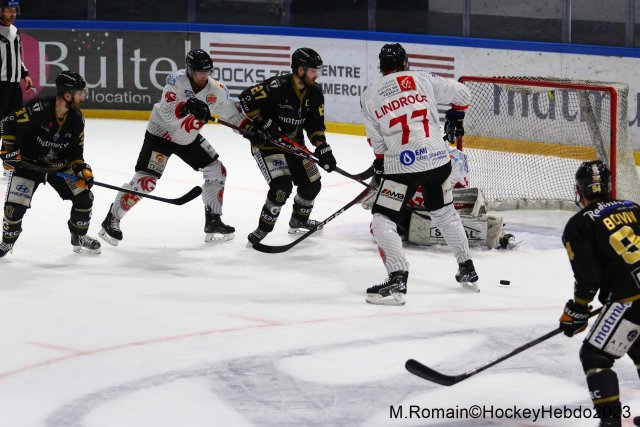Photo hockey match Rouen - Amiens  le 07/03/2023