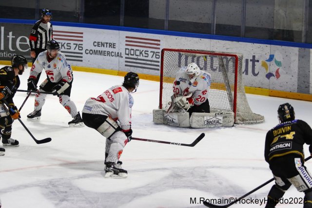 Photo hockey match Rouen - Amiens  le 07/03/2023