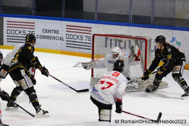 Photo hockey match Rouen - Amiens  le 07/03/2023