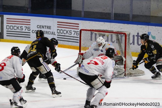 Photo hockey match Rouen - Amiens  le 07/03/2023