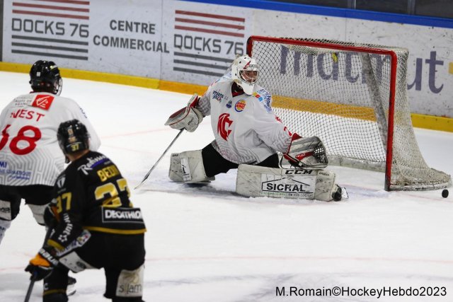 Photo hockey match Rouen - Amiens  le 07/03/2023